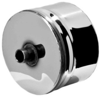 Заглушка с конденсатоотводом наружняя Ф160