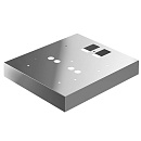 Купить Основание для вертикальной установки  BHC-DB-MS/BS (70*520*450 мм)