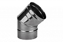 Отвод 135 градусов D 140 для дымохода из нержавеющей стали Прок с доставкой в NAME